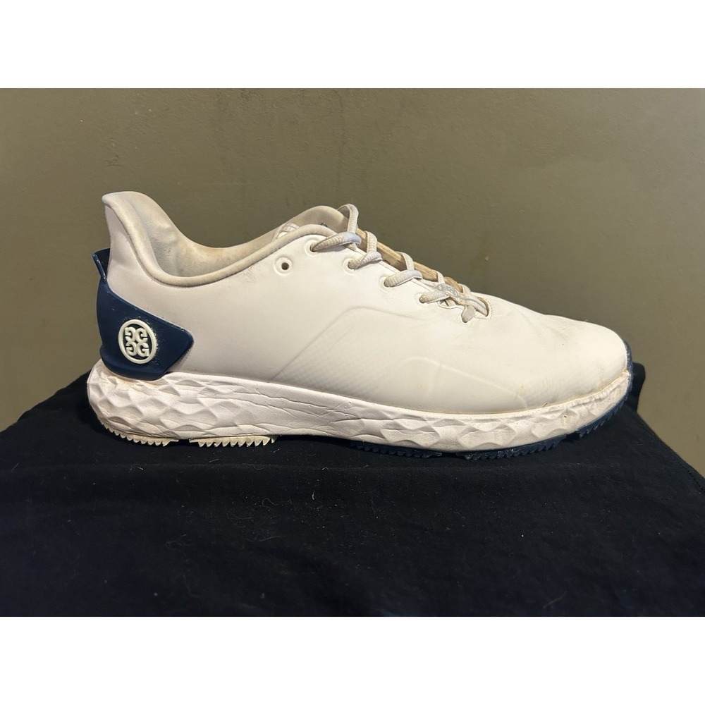 G/Fore MG4+ White Blue Mens Spikeless Leather Golf Shoes Sz 11 G4m922ef27